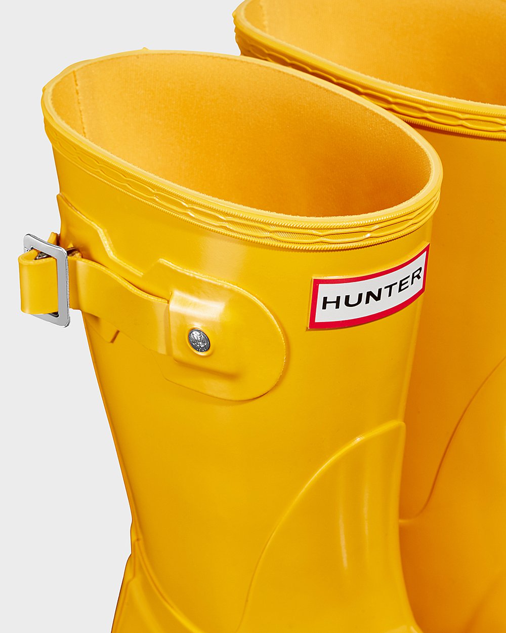 Hunter Mujer Original Gloss - Botas de Lluvia Amarillo - 487-ZWSRJI